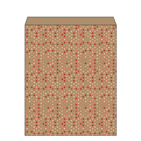 Sacchetto in carta kraft bianca Maniero in conf. da 500 pz 270x350 mm BQS 27X35